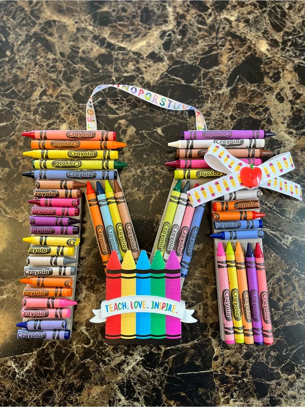 Teacher Gift Crayon Decoration
